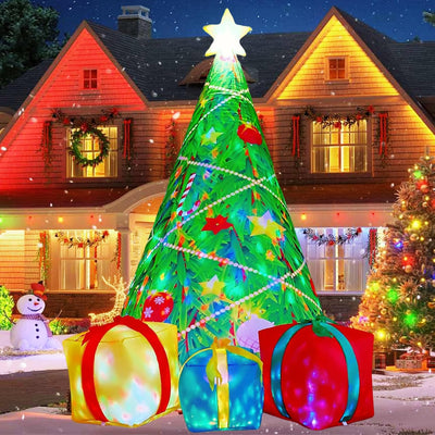 Árbol de Navidad hinchable de 2,13 m