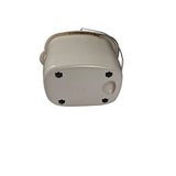 Cubo de fregona de plástico de 4 galones/15 litros con ruedas beige