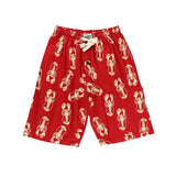 Pantalones cortos de pijama de langosta para hombre