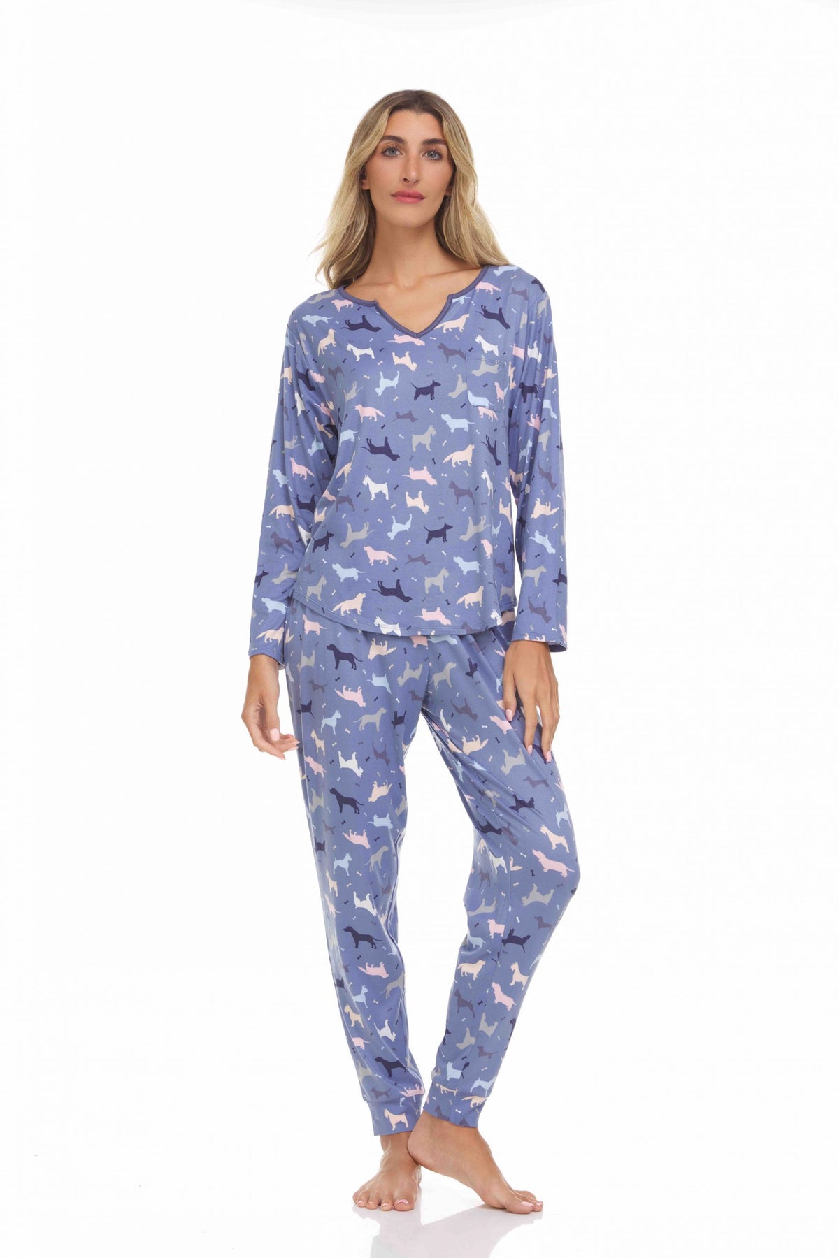 Conjunto de pijama "Comfy Chic" azul