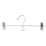 Colgador de gel para pantalones y faldas S/6, blanco/cromado