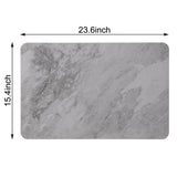 Mármol gris - Alfombrilla de baño de piedra