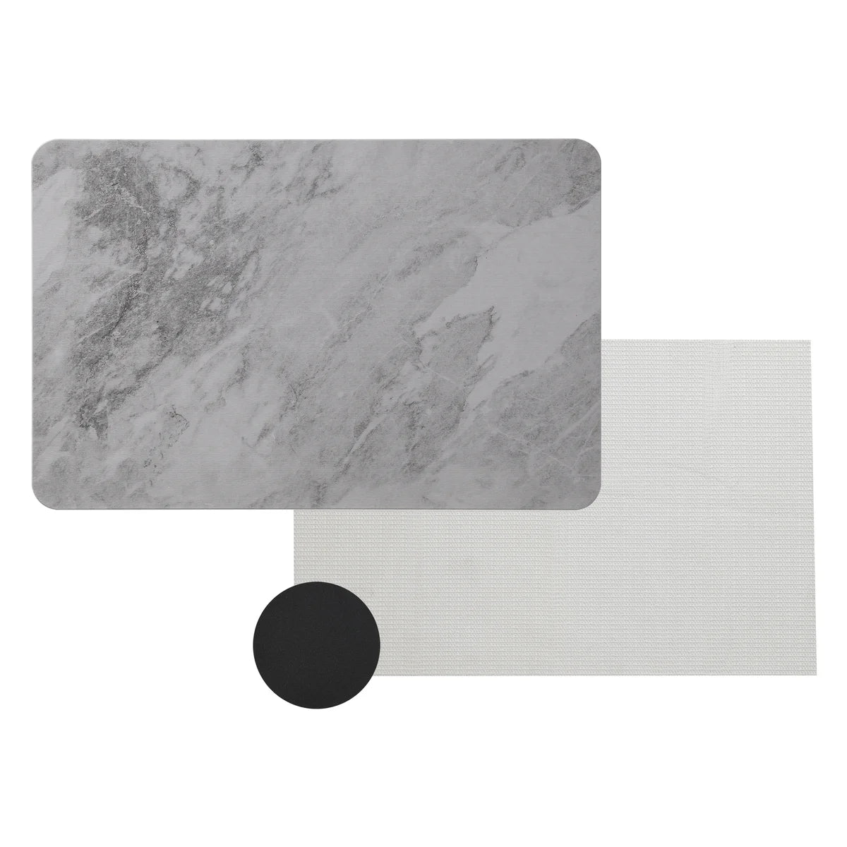 Mármol gris - Alfombrilla de baño de piedra