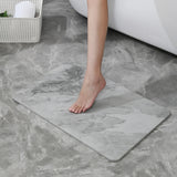 Mármol gris - Alfombrilla de baño de piedra