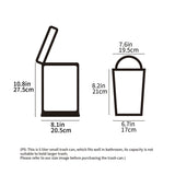Matte Black- 5Liter Trash Can