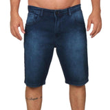 Bermudas de caballero azul oscuro