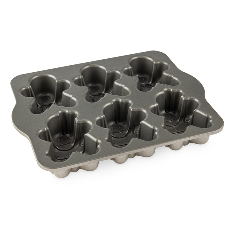 Molde para mini bizcochos con forma de hombrecillos de jengibre