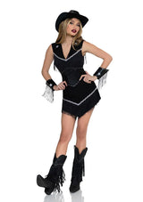 Vestido de vaquera negro
