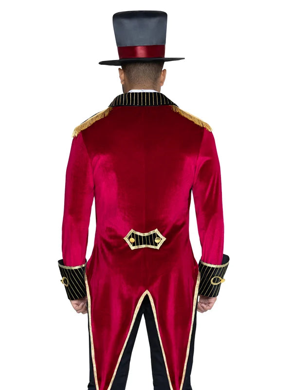 Disfraz de maestro de ceremonias de circo para hombre