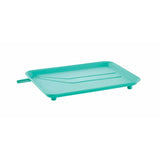 Escurreplatos compacto con cepillo para fregadero Frost, color cerceta