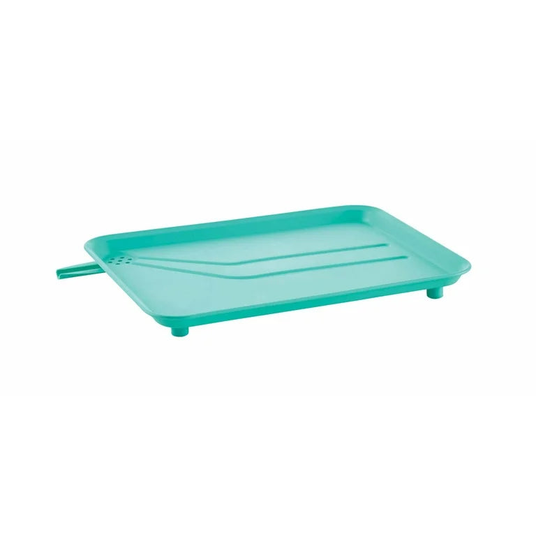 Escurreplatos compacto con cepillo para fregadero Frost, color cerceta