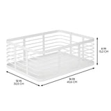 Basket 16 x 12 x 6 White