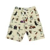 Pantalones Cortos de Pijama de Hombre Golf Cream