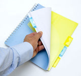 Cuaderno de proyectos azul pastel tamaño B5
