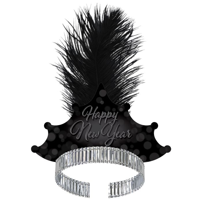 Tiara de Año Nuevo con Oscurecimiento