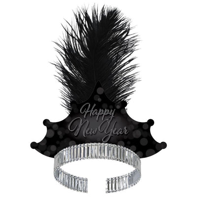 Tiara de Año Nuevo con Oscurecimiento
