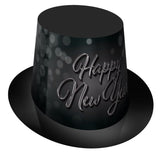 Sombrero de copa de Año Nuevo Blackout