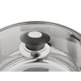 Stainless Steel Sauce Pan W/ Glass Lid-1.2QT