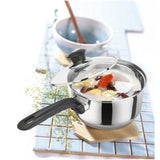 Stainless Steel Sauce Pan W/ Glass Lid-1.2QT