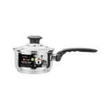 Stainless Steel Sauce Pan W/ Glass Lid-1.2QT