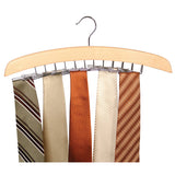 Natural - Colgador de corbatas : 24 Perchas