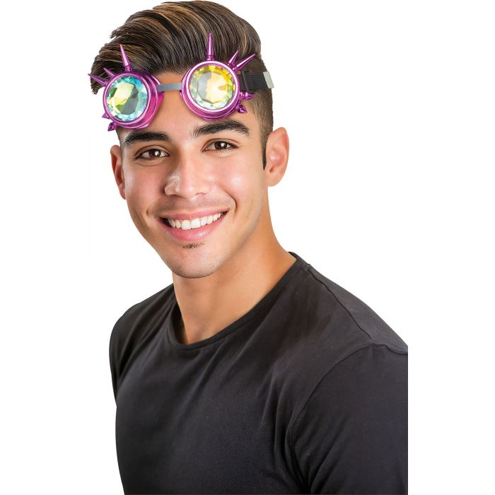 Gafas de festival rosas
