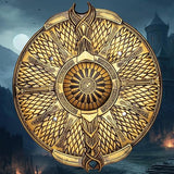 Escudo Círculo Dorado