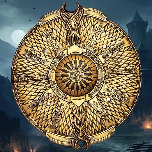 Escudo Círculo Dorado