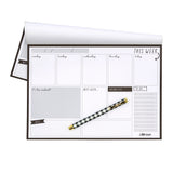Weekly Planner Pad Black