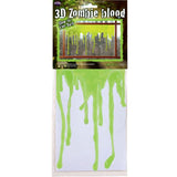 Goteo de sangre de zombi verde