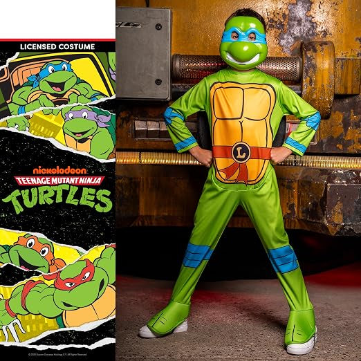 Disfraz de Leonardo de las Tortugas Ninja para niño