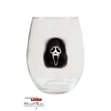 Ghost Face Wine Tumbler Set/4