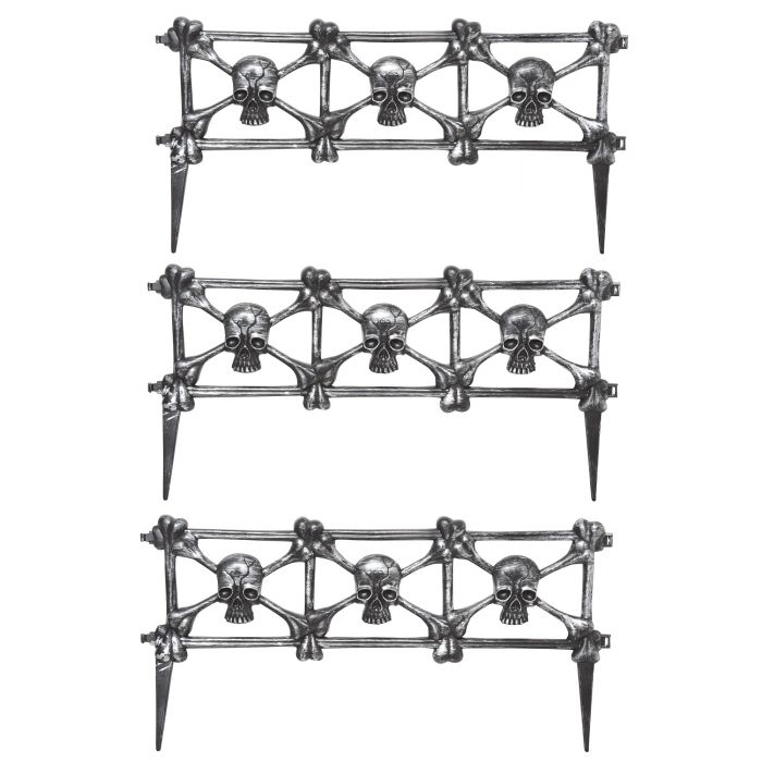 22" Skull Graveyard Fence