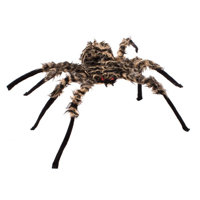 Araña peluda de 50 cm marrón