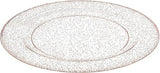 9" Plate Glitter Rose Gold