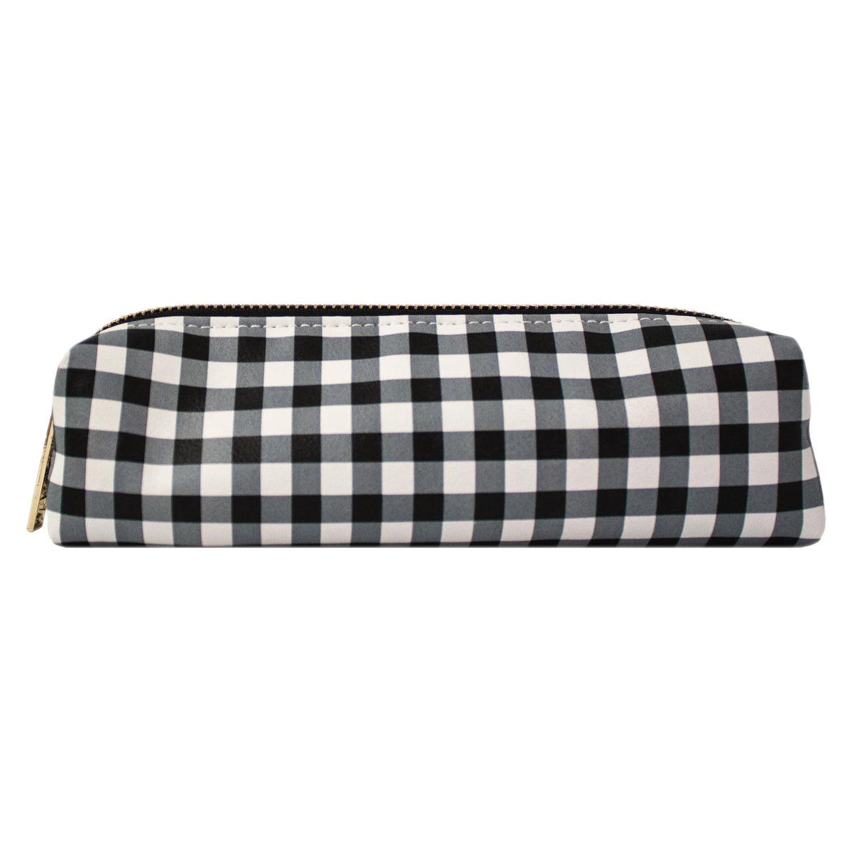 Estuche de lápices delgado Buffalo Check negro