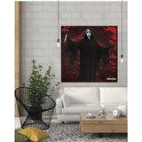 Horror Backdrop 5" x 5" Ghostface