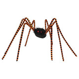 Araña metálica de rayas de 50" naranja