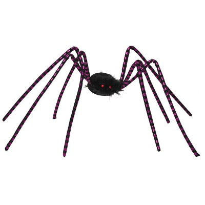 Araña con franja metálica púrpura de 50"