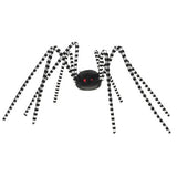 50" Metallic Stripe Spider Silver