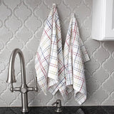 Check Kitchen Towel Paprika 18 x 28