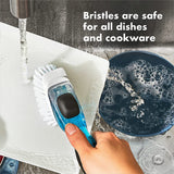 OXO Good Grips Set de almacenamiento para cepillo lavavajillas dispensador de jabón