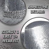 Metallic Cowboy Hat With Rhinestones