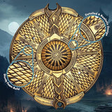 Escudo Círculo Dorado