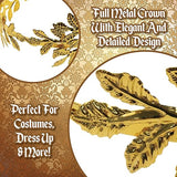 Tiara griega de hoja de oro