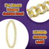 Hip Hop Textured Chain Gold