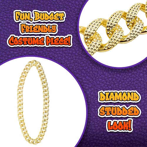 Hip Hop Textured Chain Gold