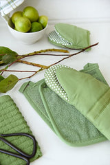 Oven Mitt With Silicone Dots Cactus 13"