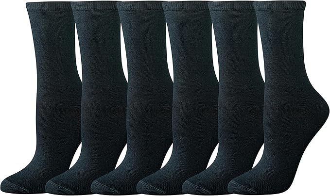 Calcetines tripulados de 6 unidades para damas