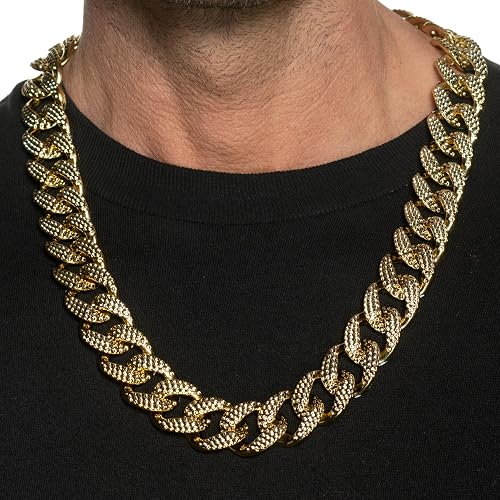 Hip Hop Textured Chain Gold